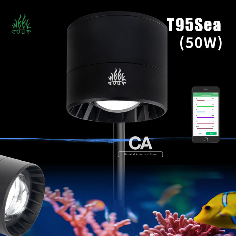 위크 아쿠아 수족관 조명 제조업체 블루 리프 라이트 L - Aquarium Marine Salt 리뷰 및 가격